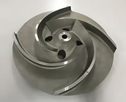 Open Impeller Casting - High Precision CT6-7 Ra 3.2��m | Vacuum Casting
